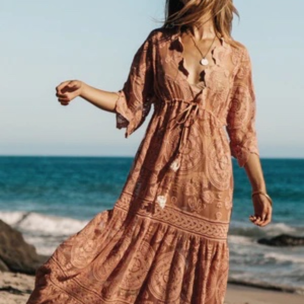 RARE Jens Pirate Booty Mandala Black Orchid Maxi